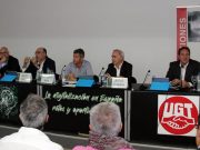 UGT, Telefónica, Orange y Vodafone reclaman un marco regulador centrado en las infraestructuras, la inversión y el empleo IMG_5718