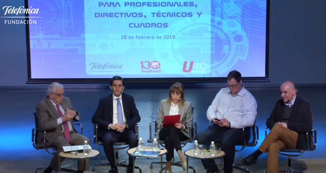 El presidente de Telefónica y UGT debaten sobre el futuro de mandos, cuadros, directivos y profesionales el-presidente_1