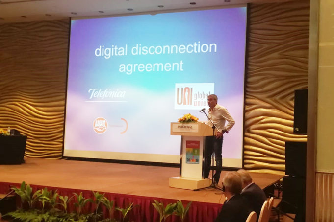 Conferencia Mundial 2019 de UNI Global ICTS “Conectar para vencer” Desconexión digital