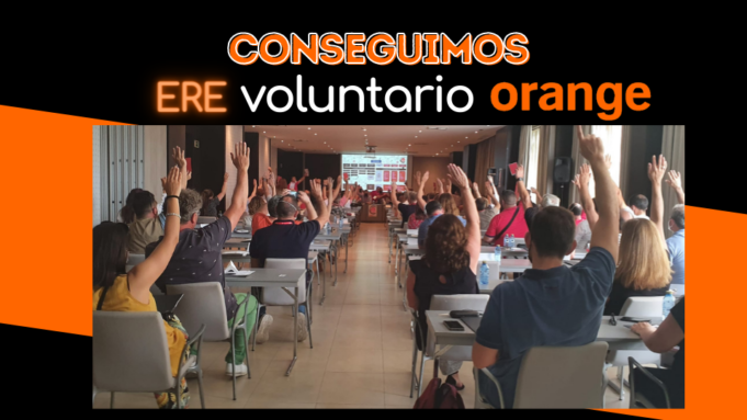 En reconocimiento a la plantilla de Orange por su lucha contra un ere injusto